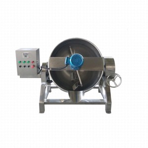 <b>Automatic</b> Stainless Steel Industrial Sauce Cooking and Mixing Pot With Mixer Electric Induction Kettle Cooker Machine - Product Image 3