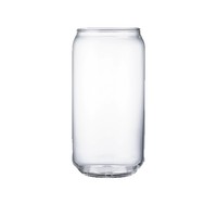 Gobelets réutilisables en verre pour canettes de soda avec couvercle en bambou naturel et paille pour boissons glacées aux fruits, idéaux pour la détente quotidienne à la maison et au café