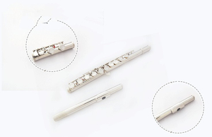 <span class=keywords><strong>Flauta</strong></span> de Metal con 16 agujeros cerrados, <span class=keywords><strong>flauta</strong></span> grabadora de cobre y níquel, a precio de fábrica - Product Image 4