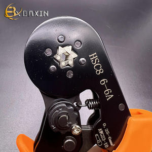 HSC8 6-6A 6 Sides Insulating Terminal Tubular Terminal Crimp <strong>Tool</strong> for 23-10AWG 0.25-6mm2 - Product Image 3