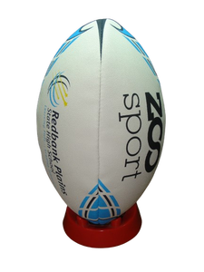 ลูกรักบี้5ตัวยูเนี่ยนดีไซน์ยอดนิยมยาง PU แบบเย็บด้วยมือสำหรับทุกสภาพอากาศการใช้งานที่ทนทาน - Product Image 3