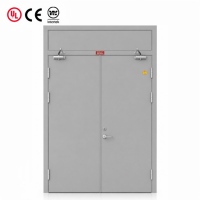 Puerta Cortafuego de Acero para Centros Comerciales, Supermercados, Uso en Proyectos de Puertas de Emergencia Públicas, Puerta Cortafuego de Acero