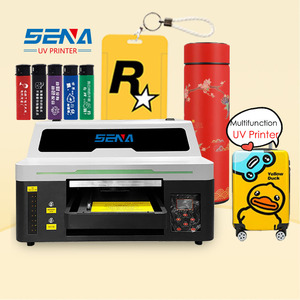 Nhỏ định dạng UV phẳng máy in phun A2 A3 trực tiếp trên điện thoại trường hợp Glass kim loại biển hiệu nhẹ hơn nhựa Cmyk + W máy in máy - Product Image 2