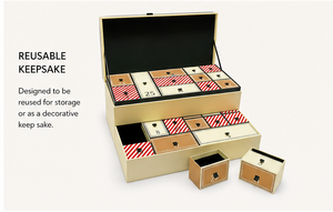 Premium 25 Drawer <b>Christmas</b> Advent Calendar <b>Box</b> with Lid and Drawer Rigid Cardboard Empty Mystery Blind <b>Box</b> for Wholesale - Product Image 2