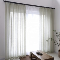 Rideau Voilage Élégant à Texture Unie 100% Polyester, Isolant et Ignifuge, Marque Zucchi, Style Moderne Populaire Américain et Nordique