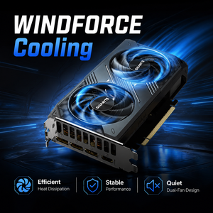การ์ดจอ GeForce RTX 5060 WindForce OC 8GB พัดลมคู่ SFF DLSS 4 Ray Tracing AI GPU สำหรับเล่นเกม PC ใหม่ PCI ระดับมืออาชีพ GeF - Product Image 2