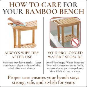 Banco de ducha de bambú, asiento organizador de <span class=keywords><strong>baño</strong></span> de Spa de madera de 2 niveles <span class=keywords><strong>con</strong></span> estante de almacenamiento inferior, silla de <span class=keywords><strong>baño</strong></span> de madera, <span class=keywords><strong>taburete</strong></span> de <span class=keywords><strong>baño</strong></span> pequeño - Product Image 3