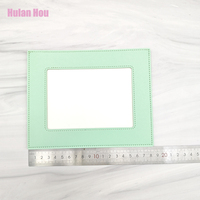 Pochette pour cartes de Mahjong YY avec intercouche en PVC, sac pour cartes de Mahjong avec fenêtre à broderie auto-finissante, couverture de cartes de Mahjong DIY pour travaux d'aiguille