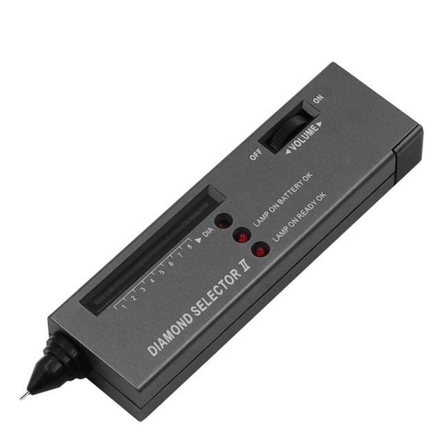 Professional Diamond Gems Tester Pen Portable Gemstone Selector Tool LED Indicator High Accurate Reliable Jewelry Test Tool
