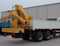 Grue montée sur camion 4x6 5 tonnes SQ5ZK2Q SQ5ZK3Q 25 m Grue mobile à flèche articulée hydraulique