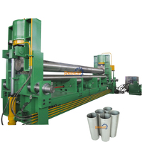 16x2500 W11S Máquina de laminación de placas universales hidráulicas 3 Máquina dobladora de láminas de tres rodillos