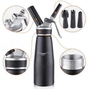 Professionale 500ML Max personalizzato torta al caffè decorazione crema Maker alluminio pistola a spruzzo crema Whipper macchina