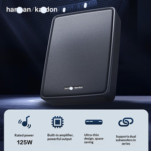 Haman FEEL 700 Dual Coil 125W Heavy Active Subwoofer for Car Audio Slim Seat <b>Small</b> <b>Speaker</b> for - Product Image 6