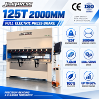Presse plieuse CNC électrique compacte de haute précision 125T 2000mm sans huile à double servo pour armoires, panneaux et fabrication métallique