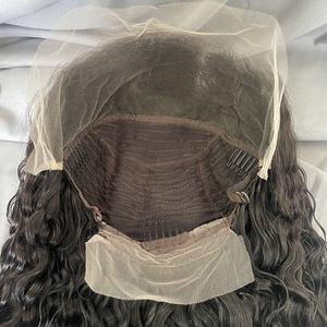 วิกผมหน้าผากเต็ม 13x4 แบบลอนสเปน ความหนาแน่นสูงกว่า 200%  วิกผมแท้แบบลูกคลื่นน้ำ  ฐานลูกไม้สวิส  แบบใส สำหรับผู้หญิงผิวสี - Product Image 4