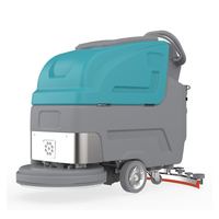 Vente chaude 24V Hôtel automatique Walk-Behind électrique épurateur de sol nouvelle main pousser balayeuse avec batterie propre moteur de brosse