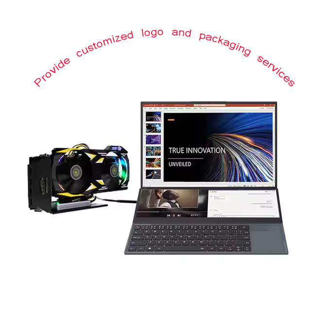 16 Inch+14 Inch Double Screen I7 16GB SSD 1TB Notebook Business Gaming Laptop