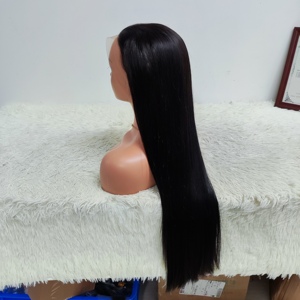 Promoción $75 11A Super Double Drawn Straight 13x4 Lace Frontal Pelucas de Cabello Humano 100% Natural de 18-28 Pulgadas Venta al por Mayor - Product Image 3