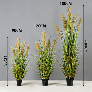 Plantes artificielles en roseau Dream Castle 90cm 120cm 180cm Décoration intérieure Végétation en pot Décoration de la maison - Product Image 1