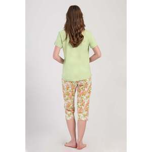 KADIN P.SUPREM O YAKA KISA KOL ETEGI OVAL KAPRI TAKIM - Vert Céladon - Vert Céladon - Product Image 4