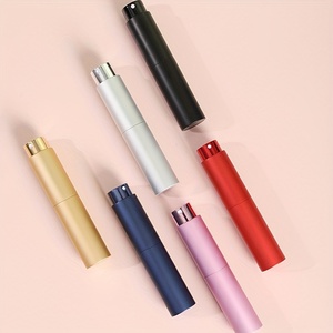 Xách tay 10ml/8ml nhôm hương thơm mỹ phẩm <span class=keywords><strong>Atomizer</strong></span> với Knob Mini Refill du lịch rỗng Spray chai bơm phun & khắc - Product Image 1