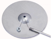 Supports de présentation de cartes de visite en acier inoxydable pour restaurant, porte-cartes de menu de table