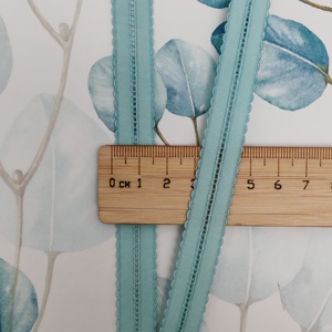 Cinta elástica hueca de Spandex/Nylon con picot para ropa interior, sujetadores y tirantes de lencería, personalizada de fábrica HH4K KS3176-15 - Product Image 5
