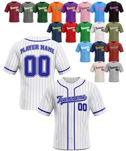 Fabrik Großhandel Blank Baseball Jersey Jugend und Erwachsene Custom Baseball Uniform Großhandel Softball Wear - Product Image 2