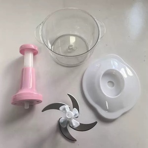 Mini Procesador de Alimentos Manual Sunshine de Acero Inoxidable para Cocina, Licuadora <span class=keywords><strong>Picadora</strong></span> Segura para Verduras, Ajo, Carne y Jengibre, Herramienta de Almacenamiento - Product Image 6