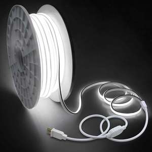 Bande <span class=keywords><strong>LED</strong></span> COB flexible, haute densité, lumière uniforme, 10W/m, bande <span class=keywords><strong>LED</strong></span> 296 <span class=keywords><strong>LED</strong></span>, 110V <span class=keywords><strong>220V</strong></span>, largeur 8mm, <span class=keywords><strong>ruban</strong></span> <span class=keywords><strong>LED</strong></span> pour décoration intérieure de chambre à coucher - Product Image 5