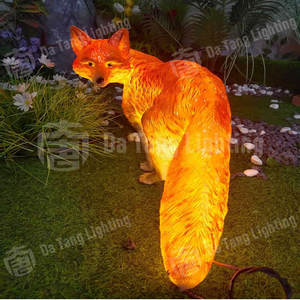 Lámpara decorativa de zorro de dibujos animados, luz LED para paisajes, jardín, parque, eventos festivos, decoración ambiental - Product Image 2