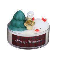 Bougie de Noël fantaisie de haute qualité pour le jour de Noël, cadeaux peints décoratifs pour les fêtes et les fêtes de fin d'année, cadeaux de Noël pour la maison