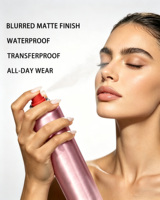 Spray Fixateur de Maquillage Professionnel Longue Tenue 24H Hydratant Imperméable Fini Mat Brume de Nuit