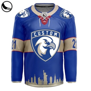 Camisetas de Hockey sobre Hielo Sublimadas Personalizadas al por Mayor, Secado Rápido, 100% Poliéster, Ropa Deportiva, Camisetas y Tops con Nombre de Equipo Personalizado para Adultos - Product Image 3