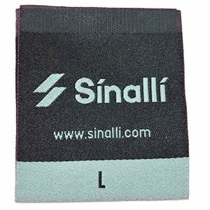 Étiquettes personnalisées avec logo, design écologique, étiquette tissée en polyester, impression numérique, broderie, appliqué pour t-shirt à col rond - Product Image 2