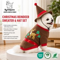 Tenue pour chien, styles variés, costume d'Halloween et de Noël pour animaux de compagnie, combinaison à capuche en polaire douce pour chiens de petite et moyenne taille, achat en gros