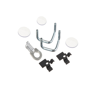 Support de fixation personnalisé en acier zingué avec goupille d'alignement, kit de réparation de quincaillerie de porte, accessoires de quincaillerie pour meubles - Product Image 4