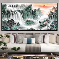Wall Art Landscape Painting Office Living Room Mural Sofa Background Wall Decorative Painting Wall Art