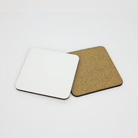 Sous-verres de sublimation personnalisables de 3,94 pouces (100 mm) carrés et à coins arrondis, antidérapants, tapis et coussinets imperméables pour la sublimation