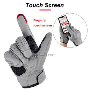 Gants de Motard en Cuir pour Femme et Homme, Accessoires d'Été, Motocross, Accessoires <span class=keywords><strong>BMX</strong></span> Enduro - Product Image 5