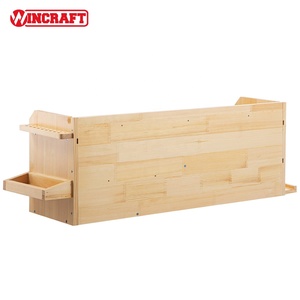WINCRAFT OEM Étagère murale moderne en bois pour rangement d'outils, organisateur d'outils électriques pour garage, <span class=keywords><strong>atelier</strong></span>, remise, sous-sol - Product Image 6