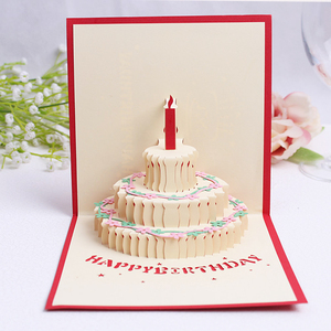 Venta al por mayor de <span class=keywords><strong>música</strong></span> personalizada <span class=keywords><strong>con</strong></span> luz LED <span class=keywords><strong>Feliz</strong></span> <span class=keywords><strong>cumpleaños</strong></span> saludo 3D Pop Up tarjetas de regalo - Product Image 5