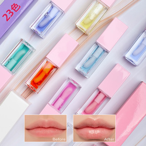 Vente en gros, huile à lèvres végétalienne de <span class=keywords><strong>meilleure</strong></span> qualité, Gloss à lèvres imperméable, 23 couleurs - Product Image 2