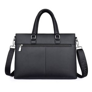 Échantillon gratuit : sac pour ordinateur portable en cuir de vachette noir, style tendance, pour étudiantes, 15,6 pouces, pour femmes - Product Image 5
