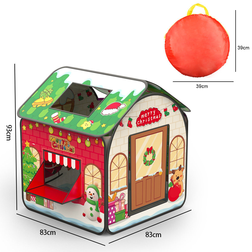 Daytime Santa Claus red