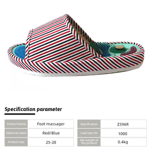 Chaussons Plats de Massage Unisexe pour Intérieur, Acupression et Soins de Santé avec Caractéristiques de Masseur de <span class=keywords><strong>Pied</strong></span> à Glissière - Product Image 6
