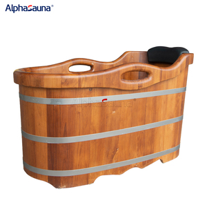 Petit baril en <span class=keywords><strong>bois</strong></span> pour salle de bain, Design Simple, autoportant, <span class=keywords><strong>baignoire</strong></span> moderne - Product Image 2