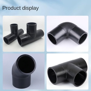 HDPE mông thẳng <span class=keywords><strong>TEE</strong></span> <span class=keywords><strong>90</strong></span> khuỷu tay 45 khuỷu tay giảm <span class=keywords><strong>TEE</strong></span> phụ kiện đường ống hình lục giác đầu - Product Image 1