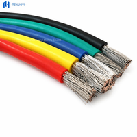 Cable Industrial AGR Flexible de Cobre Estañado con Aislamiento de Silicona, Resistente al Calor de 600V y 200C, 100m