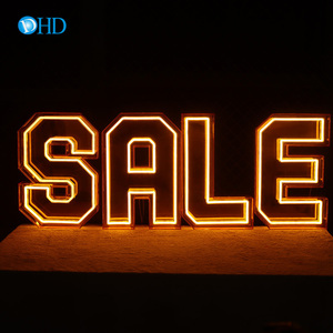 Dropshipping tùy chỉnh tên thiết kế bảng dẫn Neon thư chiếu sáng frontlit cửa hàng mặt thắp sáng dấu hiệu Neon cho doanh nghiệp ngoài trời - Product Image 2